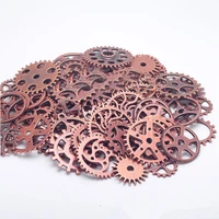 wholesal 90g copper plated color size 10 25mm mix alloy mechanical steampunk cogs gears diy accessories new oct drop ship 1362