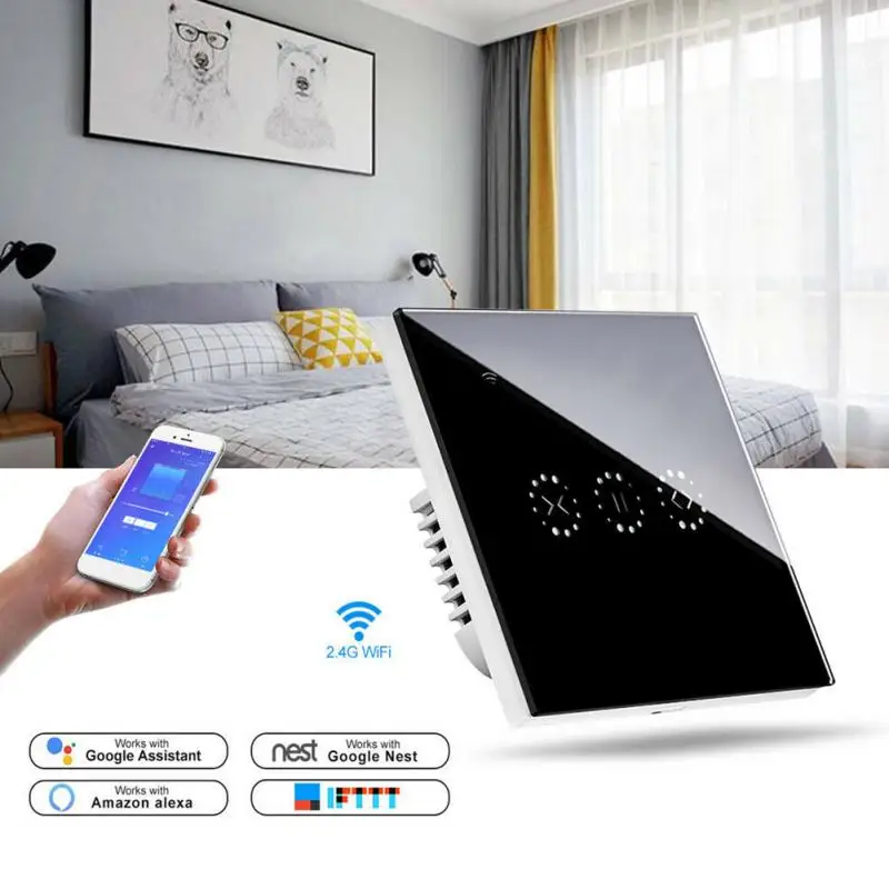 Таймер обратного отсчета интеллектуальное Голосовое управление RC рольставни