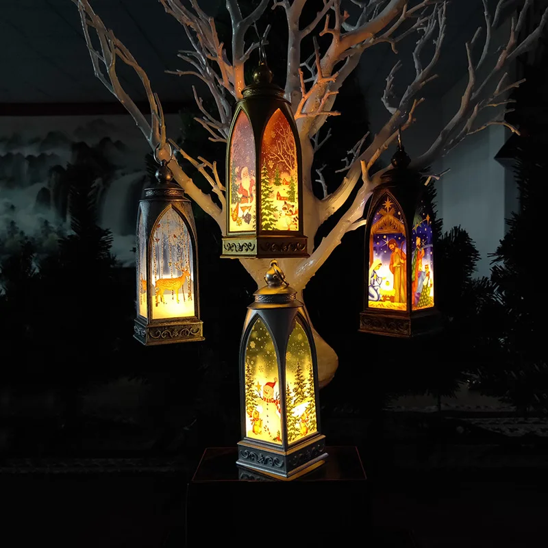 Красивый креативный Рождественский пластиковый подарок для украшения дома