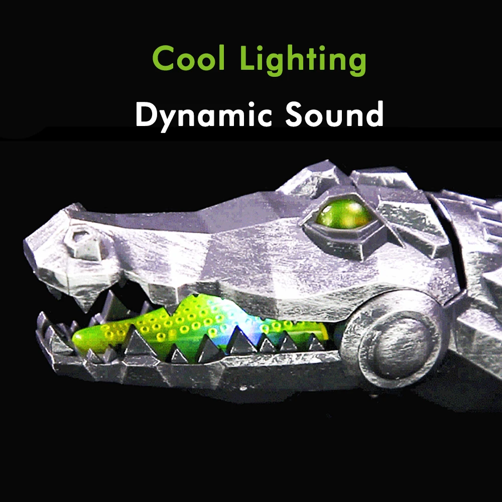 2020 New RC Animal Toy Crocodile Smart Crawl Simulation Really Sound Light Eyes Remote Control Models Kids Toys | Игрушки и хобби