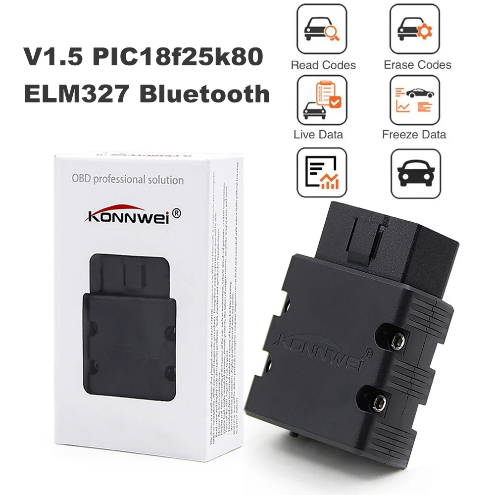 Автомобильный диагностический сканер для дизельного топлива V1.5 ELM327 OBD2 Bluetooth Mazda