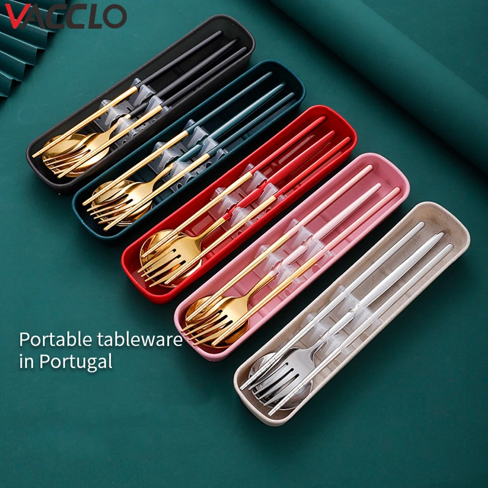 Vacclo 304 Премиум качество Корейская посуда для пикника Кемпинг путешествия