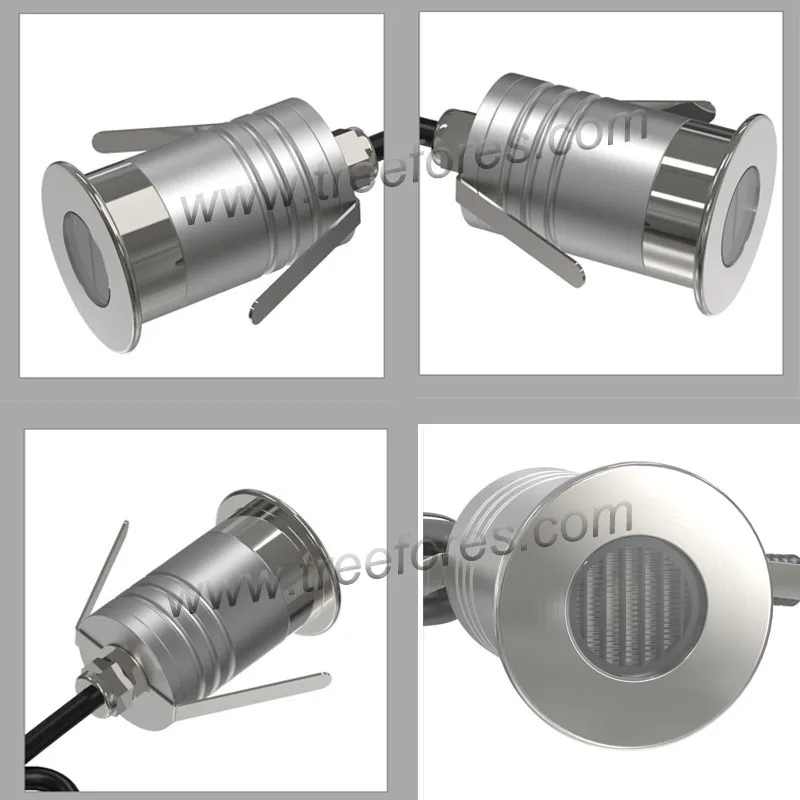 Растовый светильник IP67 1 Вт 3W CREE 12V 24V dc мини светодиодный прожектор Наружная спа-ванна похоронены точечное освещение