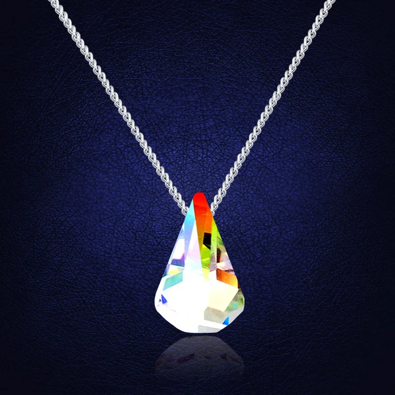 Классическое ожерелье с австрийскими кристаллами женская бижутерия новое