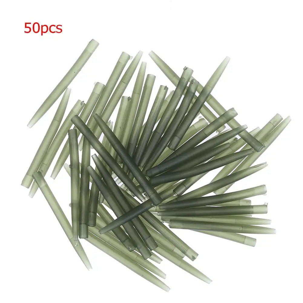 Темно-зеленый терминал Анти запутывания рукава соединяются с рыболовными