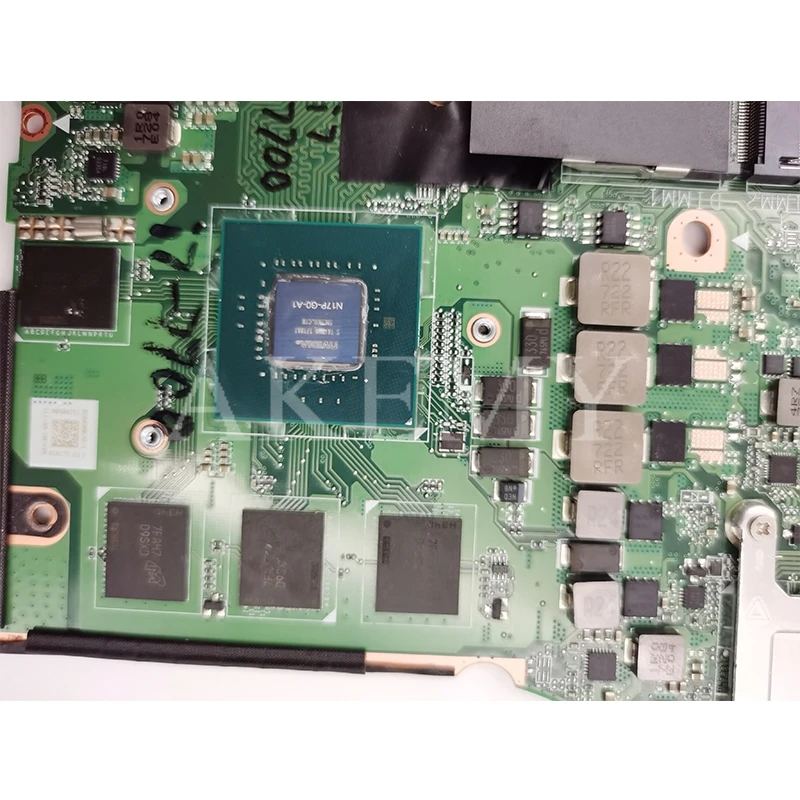 Günstig Akemy GL703VM DA0BKNMBAB0 I7-7700HQ SR32Q N17E-G1-A1 GTX 1060 GPU Für For Asus GL703VM GL703VD Laptop Motherboard System Mainboard