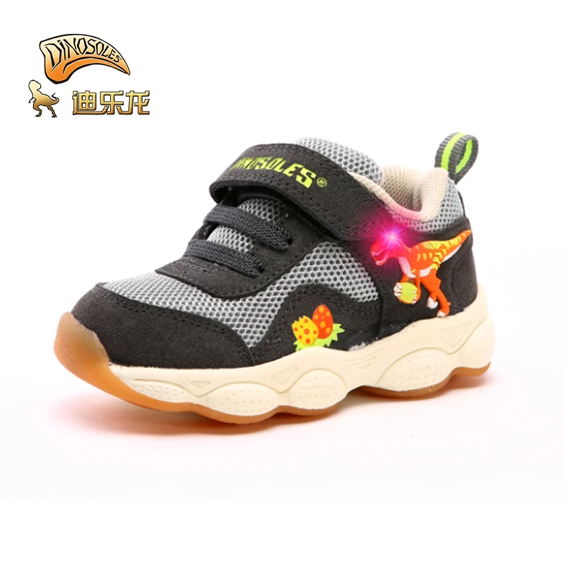 Детские кроссовки DINOSKULLS с дышащей сеткой для мальчиков и девочек принтом