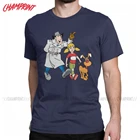 Удивительный Инспектор гаджет команда мужская футболка с круглым вырезом хлопковые футболки 80s с коротким рукавом и принтом в виде героев мультиков для футболка Летняя одежда для детей