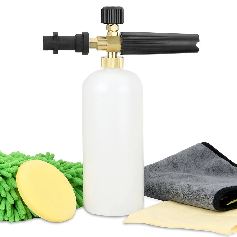 

Snow Foam Lance Auto Pressure Washer Jet Quick Release Foam Blaster Compatible with Karcher K2-K7 Pukkr