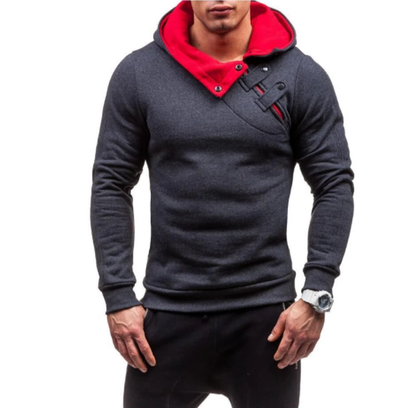 Brand Hoodie Soild Warmth New Stitching Hoodies Men Fashion Tracksuit Male Sweatshirt Hoody Mens Purpose Tour | Мужская одежда