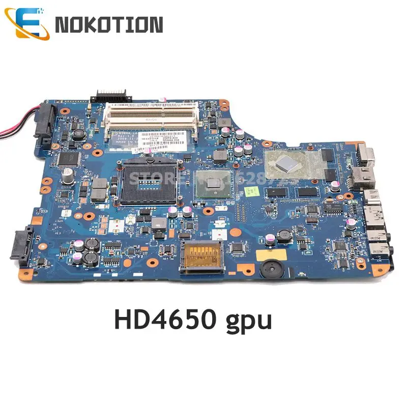 Материнская плата NOKOTION для ноутбука Toshiba Satellite L500 L505 15 6 дюйма K000092530 NSWAA LA-5322P HM55 HD4650