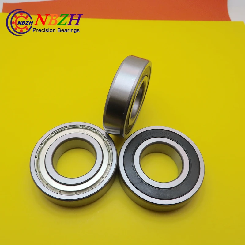 4 шт. Бесплатная доставка Миниатюрный шариковый подшипник с глубоким желобом 6206ZZ