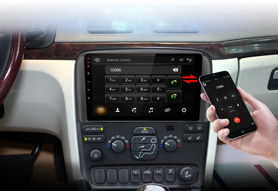 Junsun V1 pro 4G+ 64G CarPlay Android 9,0 DSP для Volvo S80 2004 2005 2006 автомобильный Радио Мультимедиа Видео плеер gps RDS 2 din dvd
