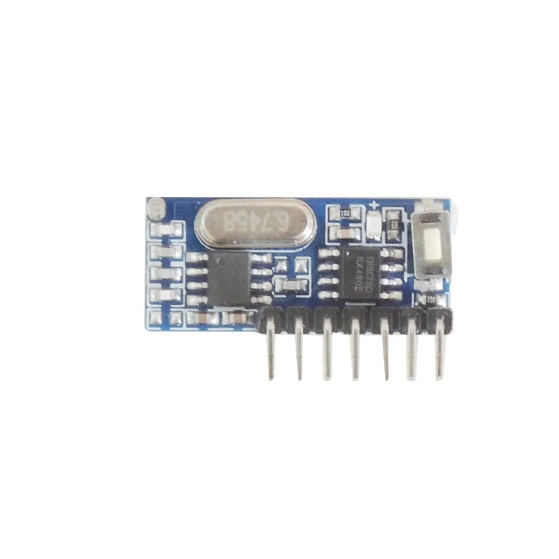433Mhz RF Wireless Receiver and Transmitter Remote Control Switch Learning Code Module 4 Ch output With Button For Diy | Обустройство