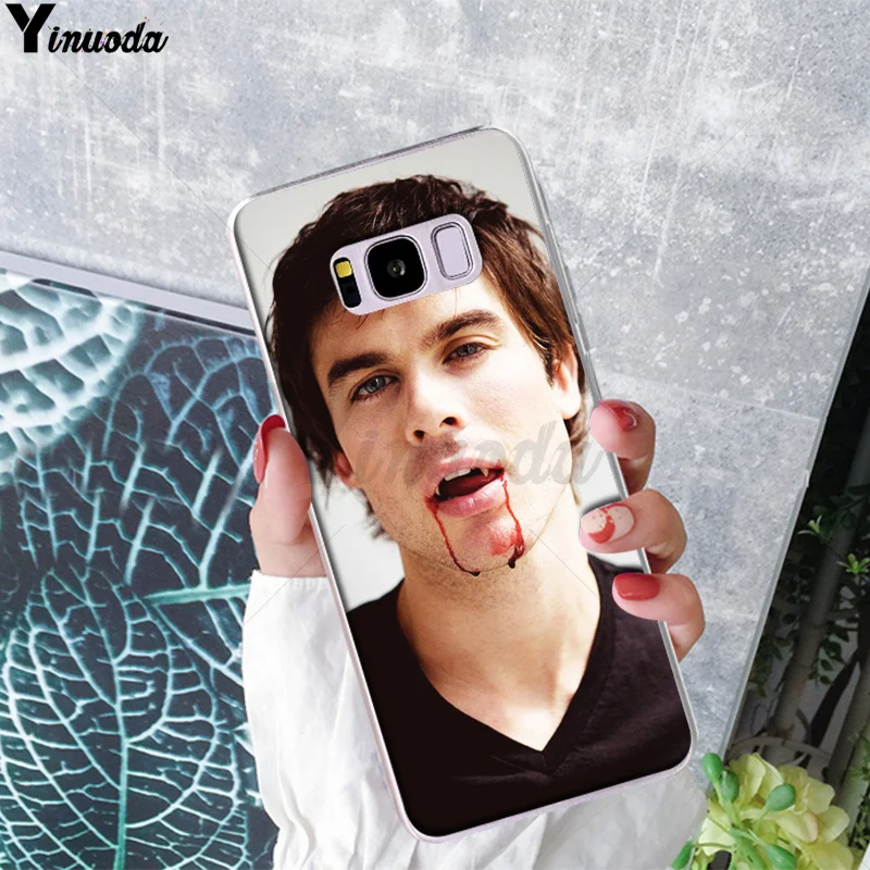 Yinuoda The Vampire Diaries Ian Somerhalder Design Phone Cover for Samsung S9 plus S10 S6 S6edge S10plus S7 S7edge S8 S8plus | Мобильные