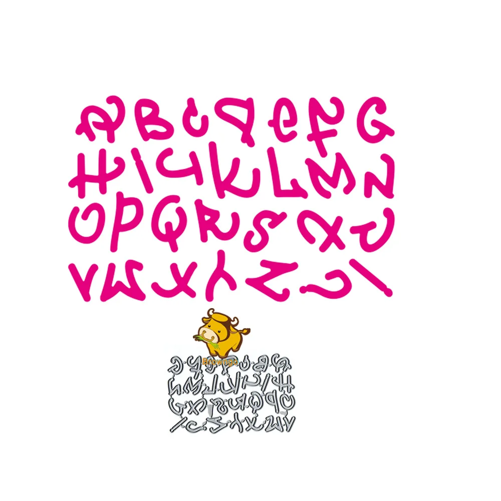 

Специальные буквы металлические штампы Трафарет Шаблон для DIY Скрапбукинг тиснение бумажные карты Альбом изготовление ремесло штампы выре...