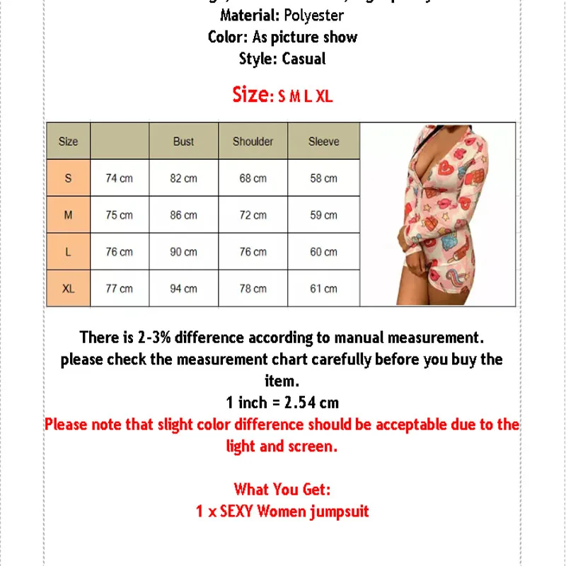 

2020 Sexy Women Ladies Bodycon Romper Jumpsuit Sleepwear Home Wear V-neck Boduycon Button Long Sleeve Leotard Playsuit Bodysuit