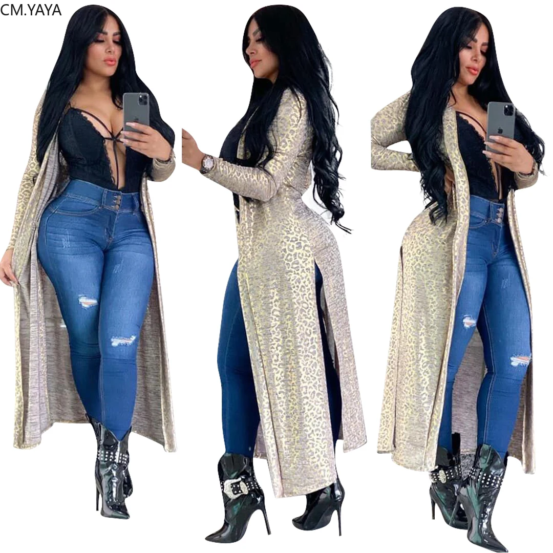 2020 зима для женщин с длинными рукавами и леопардовым принтом девочек свитера