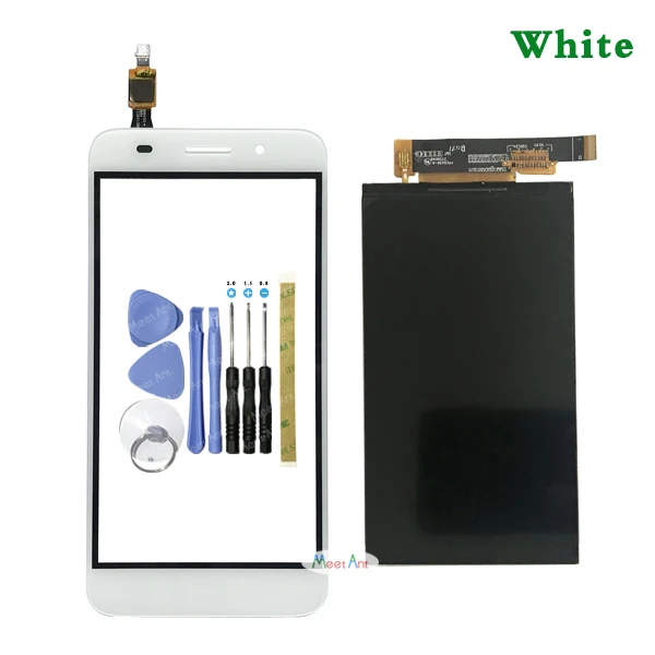 LCD and Touch White Высокое Качество 5,0 ''для huawei Y3 CRO-L22 CRO-L02 CRO-L03 CRO-L23 CRO-U00 ЖК Дисплей с Сенсорный экран планшета Сенсор - Цвет: LCD and Touch White
