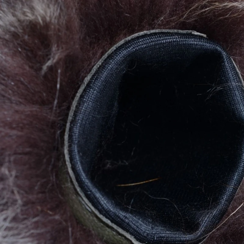 

Genuine New Women Leather Raccoon Fur Gloves Female 2021 Brand Winter Ladies Fashion Black Red Green Sheepskin Driving Gloves
