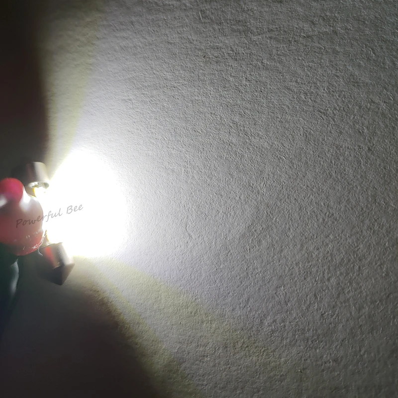 2 х черная доска C5W 4 Вт Мощность 2835SMD Белый светодиодный салона Купол лампы для