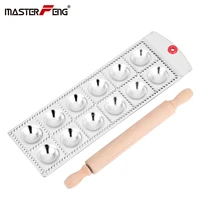 12 holes round ravioli molding plate with a rolling pin pasta cutter tool aluminum dumpling maker mf 12ro