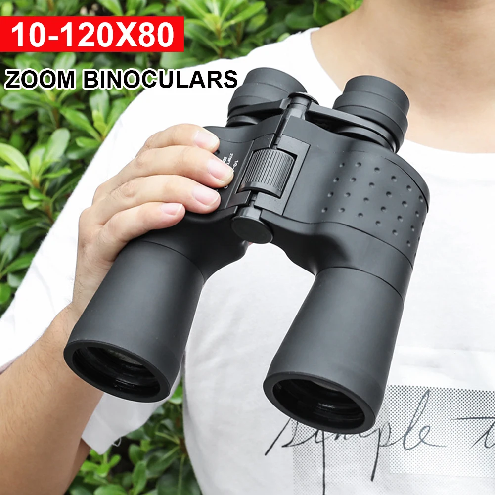 

10-120X80 HD Zoom Binoculars Daily Waterproof Low Light Vision Telescope For Outdoor Bird Watching Camping Hunting