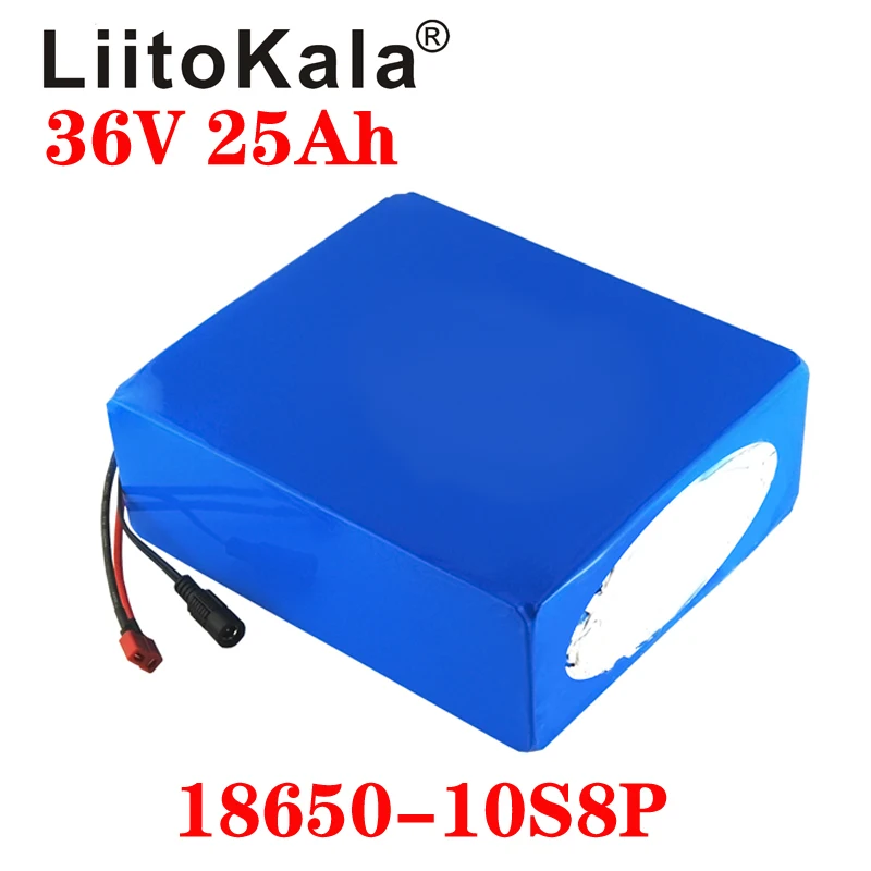 

LiitoKala 18650 батарея 36В 20AH 30AH 25AH 15AH литиевая батарея электрический мотоцикл велосипед Скутер с BMS