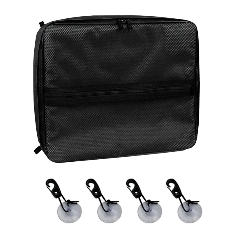

T4MF Paddle Board Deck Bag with 4 Suckers Design,Deck Storage Bag, Deck Cooler Bag, Portable Thermal Insulated Ice Bag