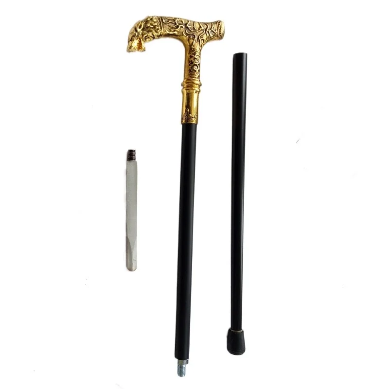 2021 трость для ходьбы с головой волка элегантная рук винтажная самообороны | Спорт