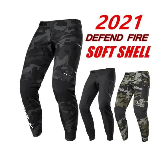 

2021 Winter Waterproof Attack Fire Softshell Ride All Weather Mountain Bike Pant Bicycle Warm Cycling Mtb Pant S