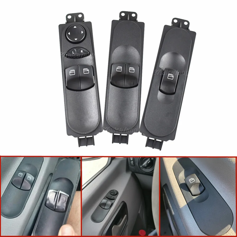 

High Quality For Mercedes-Benz Sprinter 2500 3500 Base Cutaway Van VW Crafter Power Window Master Switch A9065451213 A9065450213