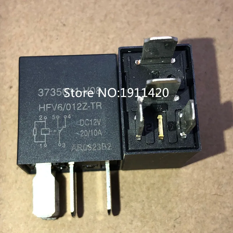 Бесплатная доставка 5 штук в упаковке шт./лот HFV6 012HS-TR 12V 30A 3735040-K00-C2 DIP-4 лучшего