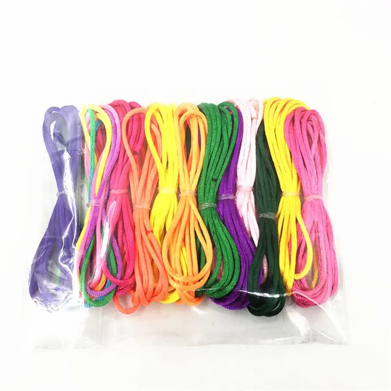 

12pcs Rainbow Toy String Set Finger Rainbow Knit Rope Skill Game And Hobbies Educational Toys Kid Game For Children Team