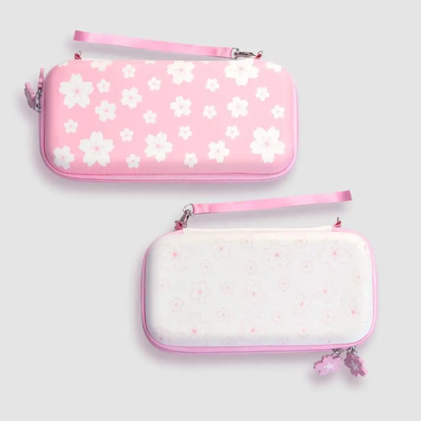 Cherry blossoms Bag for Nintendo Switch Portable Storage Case Hard Shell Box Nintend Lite NS NX Console Cover Kit | Электроника