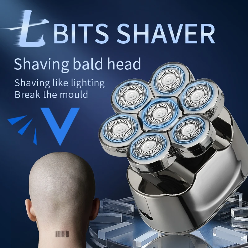 New Shaver For Men 7D Independently 7 Cutter Floating Head Waterproof Electric Razor Multifunction Trimmer | Бытовая техника