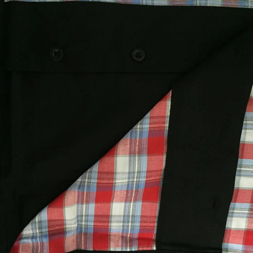 

Cotton British Plaid Men's Short Sleeve Shirt Design In Summer Of 2021