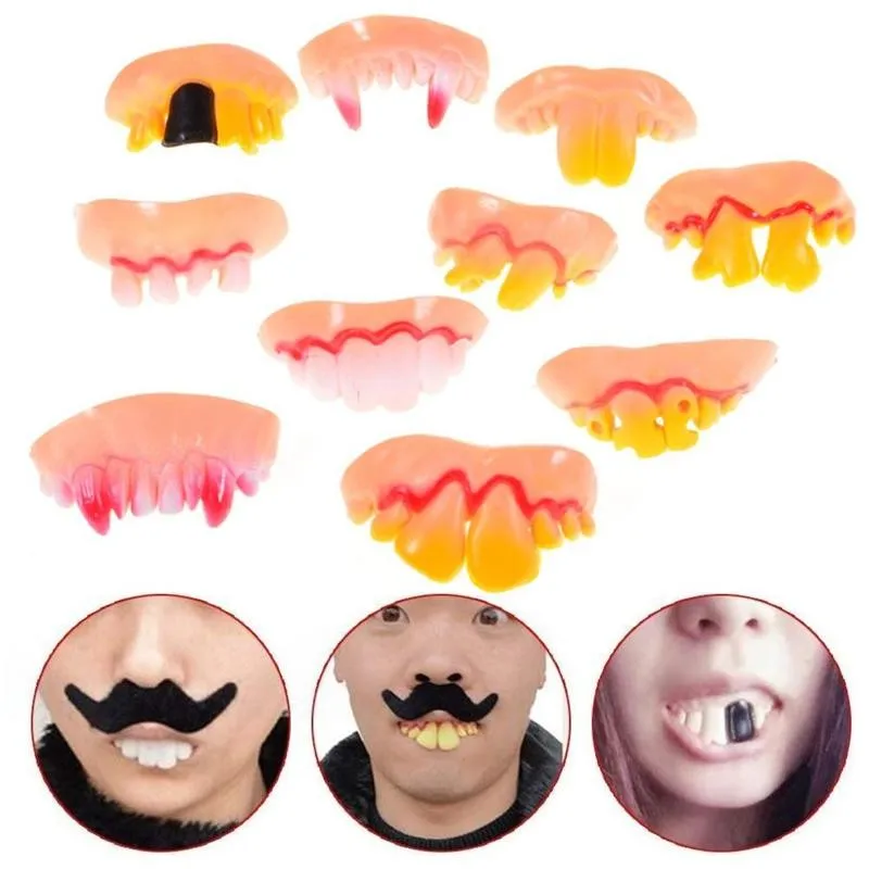 21 стиль Хэллоуин зубные протезы Смешные шалости шокер Новинка Реквизит гаджеты