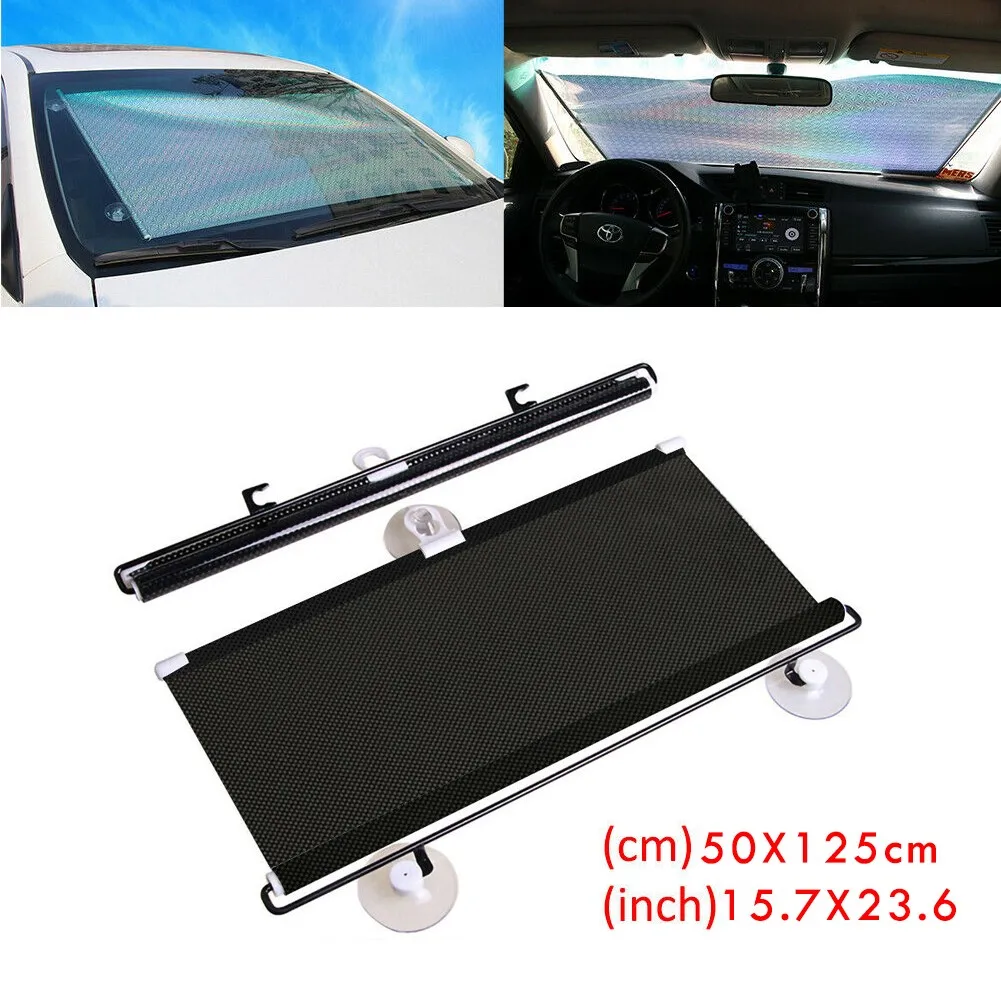 

Universal Sun Shade 50*125cm Visor Accessory Windshield Heat Insulation