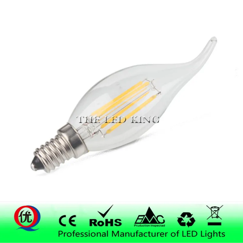 Светодиодсветодиодный лампа накаливания E14 E27 2 Вт 4 6 8 12 220 В|Светодиодные лампы и
