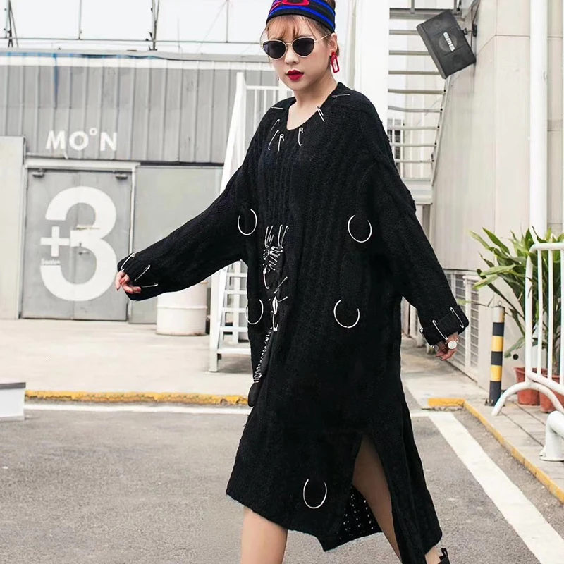 Женский трикотажный свитер с круглым вырезом рукавом летучая мышь | Женская