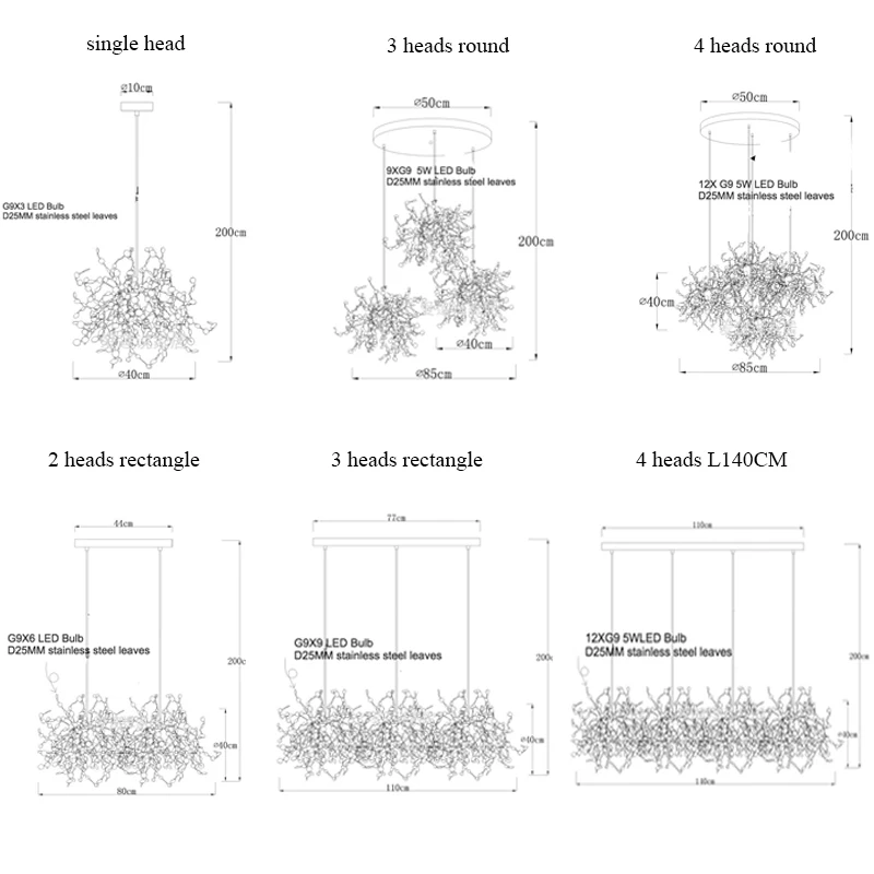 

terzani chandelier argent lighting hand made stainless steel leaf chandelier lamp for living room/bedroom home art deo lighting