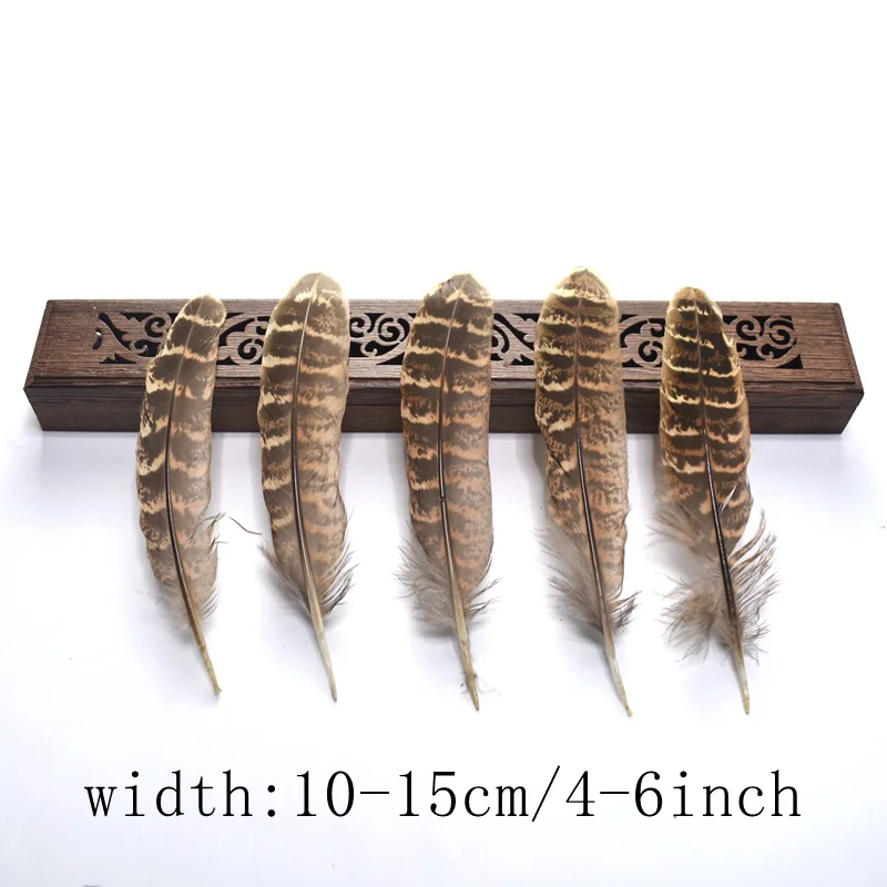 19 to 10-15cm Перья фазана из натурального страуса для рукоделия, перья павлина для изготовления ювелирных изделий, вечерние украшения для дома - Цвет: 19 to 10-15cm