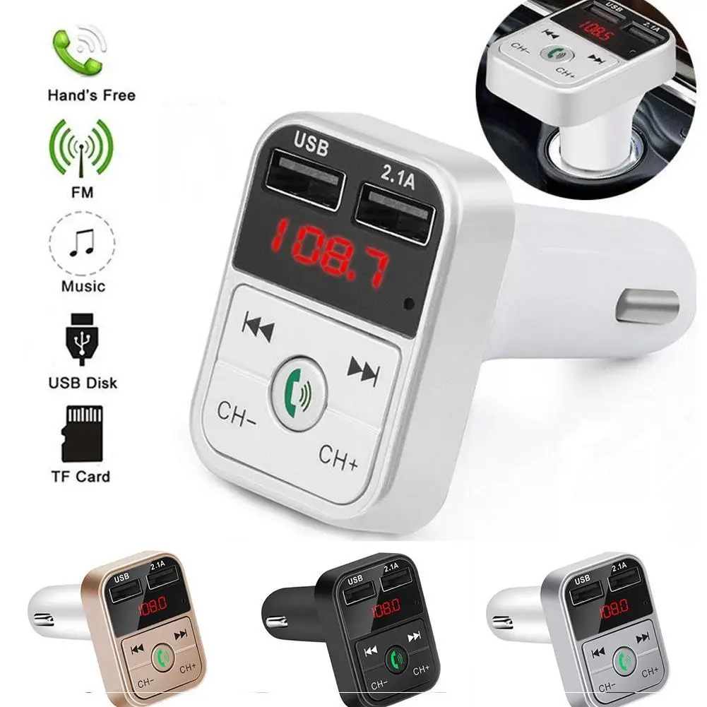 Автомобильное зарядное устройство 3 цвета USB 5 0 Bluetooth FM-трансмиттер модулятор