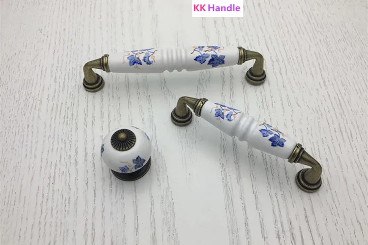 4 шт. керамические ручки для двери шкафа|Ручки шкафа| |