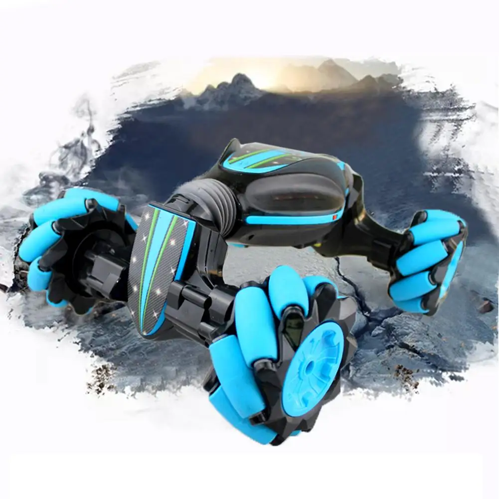RC автомобиль 2 4 г 4CH трюк Driftes деформация Buggyes скалы гусеничный рулон автомобиля 360