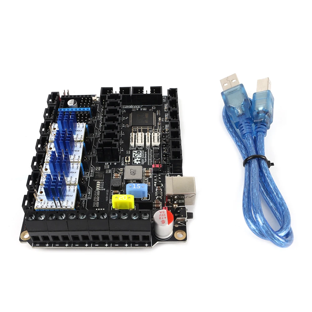 S6 V1.2 плата управления 32 бит с шаговым двигателем 4 шт. TMC2209 V3.0 Uart Летающий провод MX разъем VS F6 V1.3 SKR V1.3