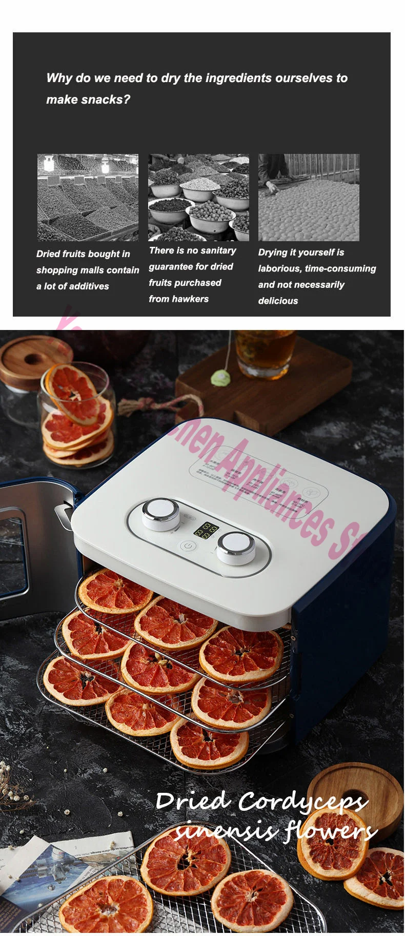 220 В сушилка для пищевых продуктов интеллектуальная обновленная версия машины