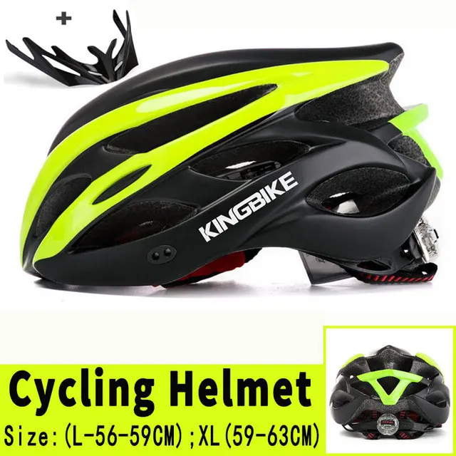 

KINGBIKE Men Women Bicycle Helmet MTB Road Bike Helmet Capacete EPS+PC 24 Vents Integrally-molded Cycling Helmet Casco Bicicleta