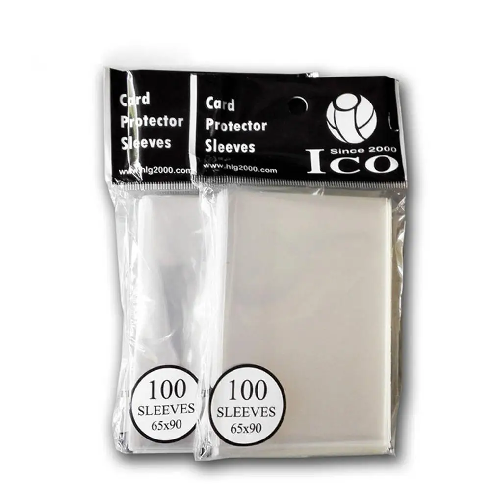 

100Pcs Transparent Collection Card Film Card Set Game Games Outdoor Protector Wanzhi Kingdoms Sleeves Card Kill not O8H5